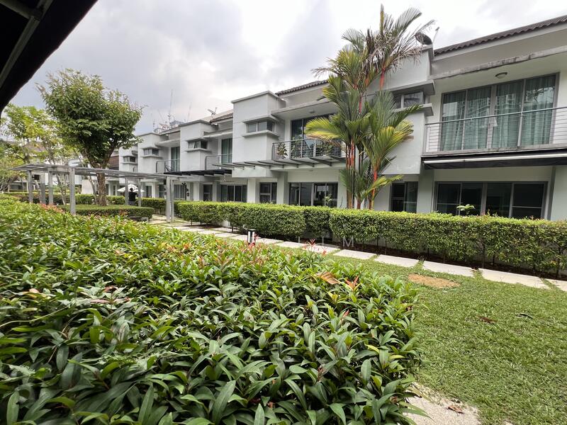 Modern Malaysian homes with landscaped gardens (illustrative)