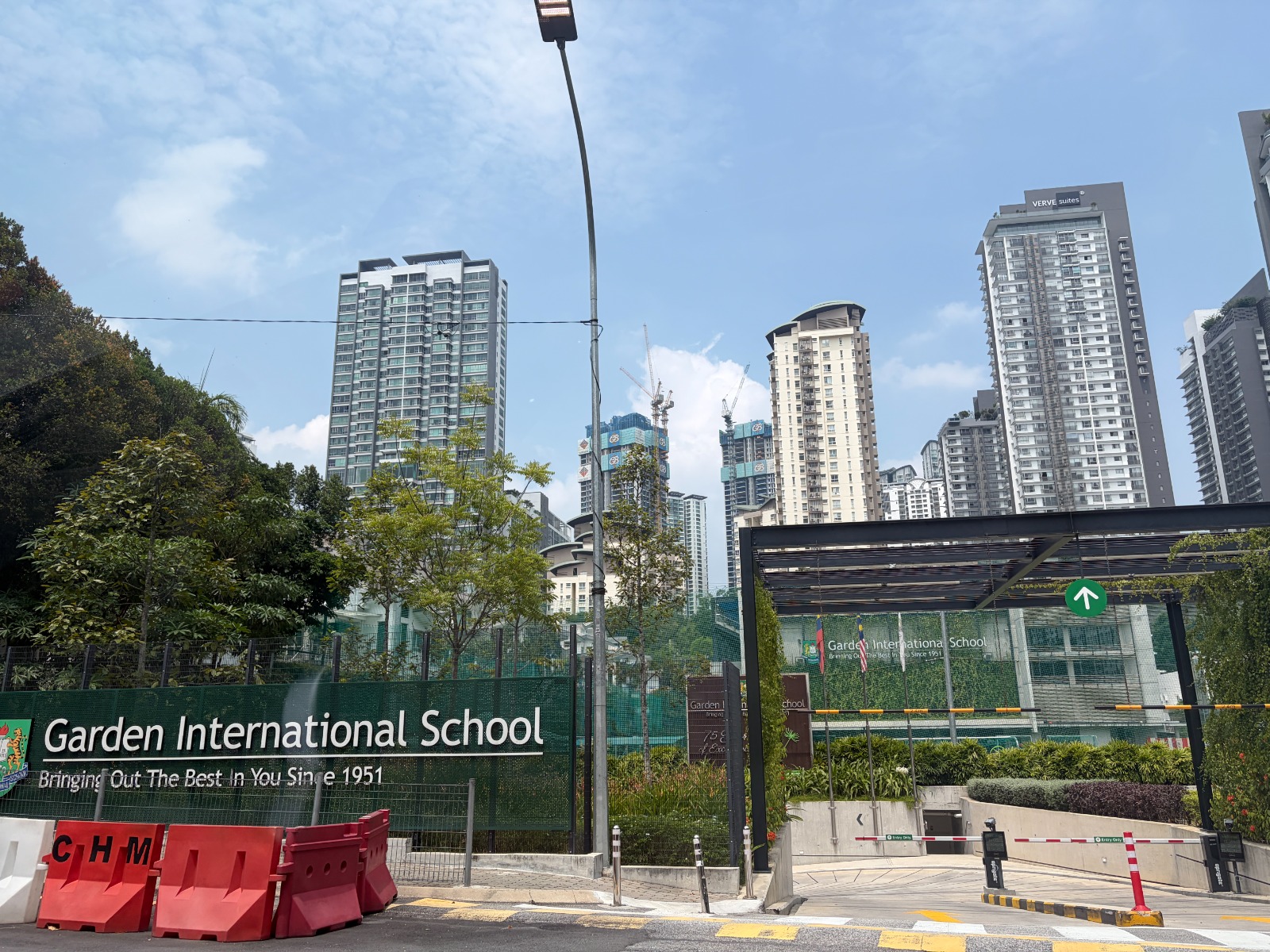 Garden International School entrance in Mont Kiara